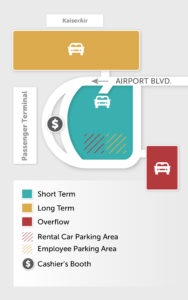 map of STS parking lot