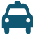 Graphic depicting a taxi cab.