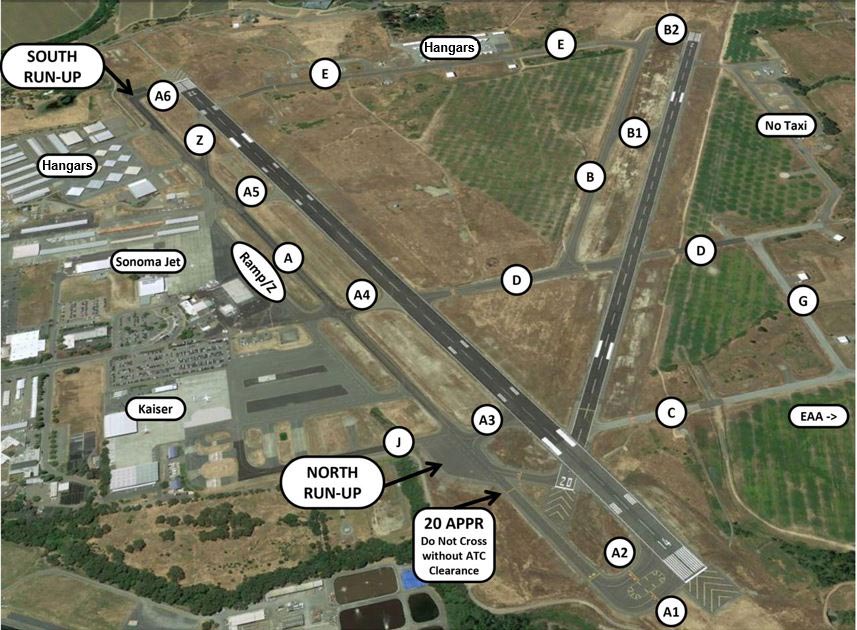STS Airfield Taxiways Map