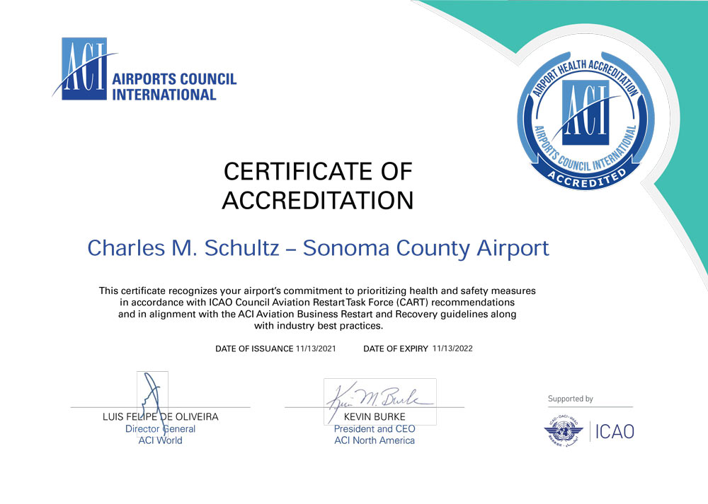 STS-Airport Health AccreditationCertificate